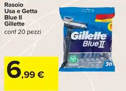 Carrefour Rasoio Usa e Getta Blue II Gillette offerta