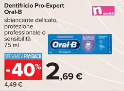 Carrefour Dentifricio Pro-Expert Oral-B offerta