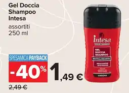 Carrefour Gel Doccia Shampoo Intesa offerta