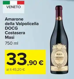 Carrefour Amarone della Valpolicella DOCG Costasera Masi offerta