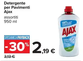 Carrefour Detergente per Pavimenti Ajax offerta