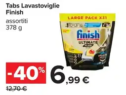 Carrefour Tabs Lavastoviglie Finish offerta