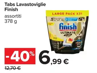 Carrefour Tabs Lavastoviglie Finish offerta