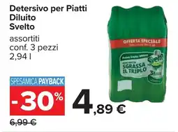 Carrefour Detersivo per Piatti Diluito Svelto offerta