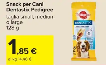 Carrefour Snack per Cani Dentastix Pedigree offerta