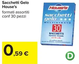 Carrefour Sacchetti Gelo House's offerta