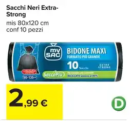 Carrefour Sacchi Neri Extra-Strong offerta