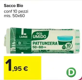 Carrefour Sacco Bio offerta