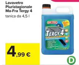 Carrefour Lavavetro Pluristagionale Ma-Fra Tergy 4 offerta