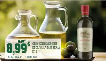 Banco Fresco Colio extravergine di oliva la masseria offerta