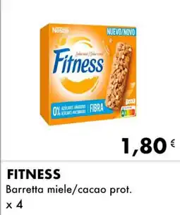 Iper Tosano FITNESS Barretta miele/cacao prot. x 4 offerta