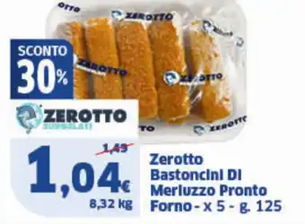 Sigma Zerotto Bastoncini DI Merluzzo Pronto Forno offerta