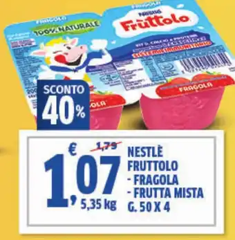 Sigma Nestle fruttolo -fragola -frutta mista offerta