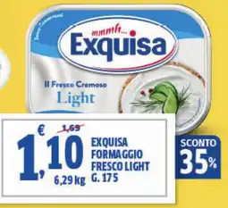 Sigma Exquisa formaggio fresco light offerta