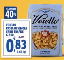 Sigma Voiello pasta di semola varie trafile offerta