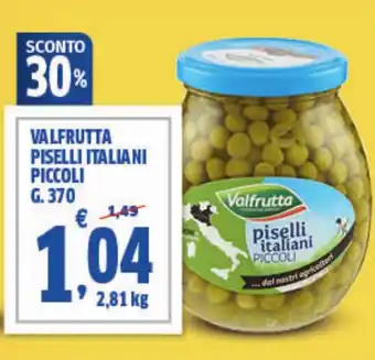 Sigma Valfrutta piselli italiani piccoli offerta