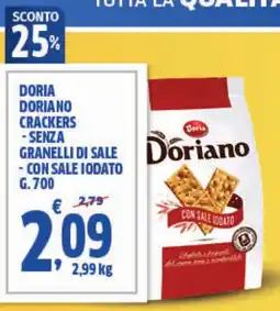 Sigma Doria doriano crackers offerta