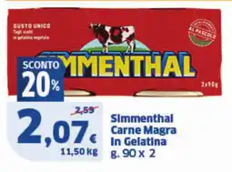 Sigma Simmenthal Carne Magra In Gelatina offerta