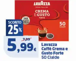 Sigma Lavazza Caffè Crema e Gusto Forte 50 Cialde offerta