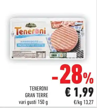 Conad Teneroni GRAN TERRE vari gusti offerta