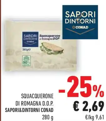 Conad Squacquerone di romagna d.o.p. SAPORI&DINTORNI CONAD offerta