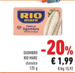 Conad Sgombro RIO MARE offerta