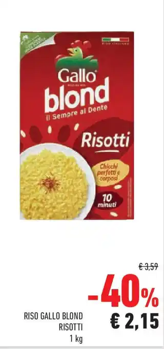 Conad Riso gallo blond RISOTTI offerta