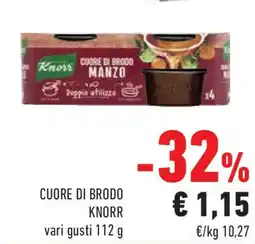 Conad Cuore di brodo KNORR vari gusti offerta