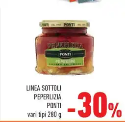 Conad Linea sottoli peperlizia PONTI offerta