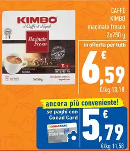 Conad Caffè KIMBO offerta