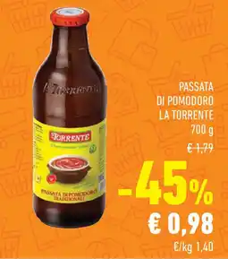 Conad Passata di pomodoro LA TORRENTE offerta