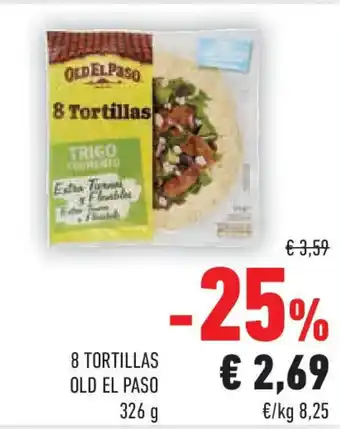 Conad 8 tortillas OLD EL PASO offerta