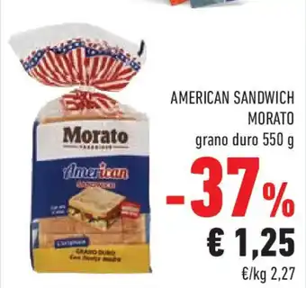 Conad American sandwich MORATO grano duro offerta