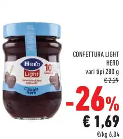 Conad Confettura light HERO offerta