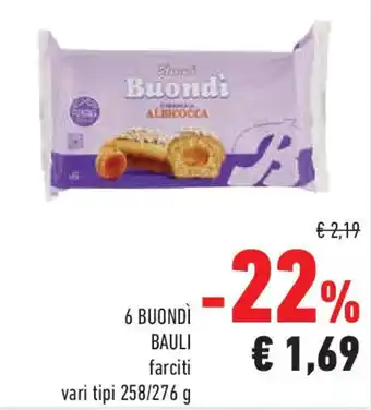 Conad 6 buondì BAULI offerta