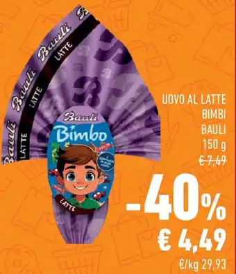 Conad Uovo al latte BIMBI offerta