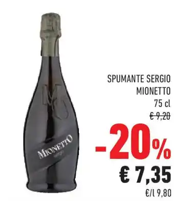 Conad Spumante sergio MIONETTO offerta