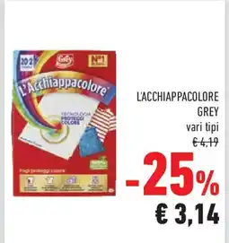 Conad L'acchiappacolore GREY vari tipi offerta