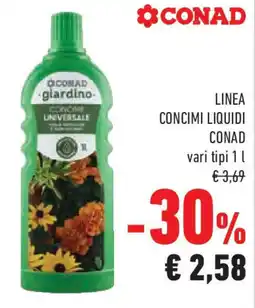 Conad Linea concimi liquidi CONAD vari tipi offerta