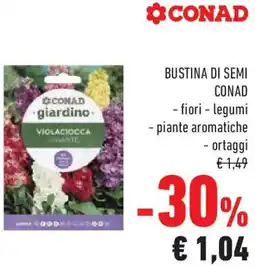 Conad Bustina di semi CONAD offerta