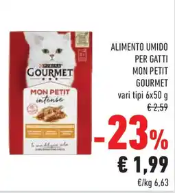 Conad Alimento umido per gatti GOURMET offerta