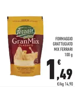 Conad Formaggio grattugiato MIX FERRARI offerta