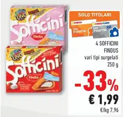 Conad 4 sofficini FINDUS offerta