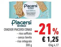 Conad Cracker piacersi CONAD offerta