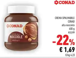 Conad Crema spalmabile CONAD offerta