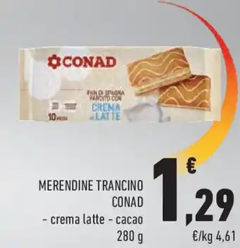 Conad Merendine trancino CONAD offerta