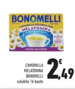 Conad Camomilla melatonina BONOMELLI offerta