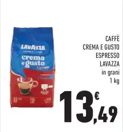 Conad Caffè crema e gusto espresso LAVAZZA offerta