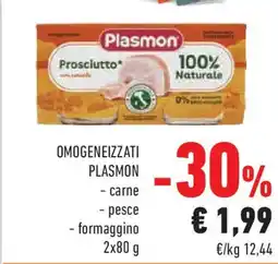 Conad Omogeneizzati PLASMON offerta