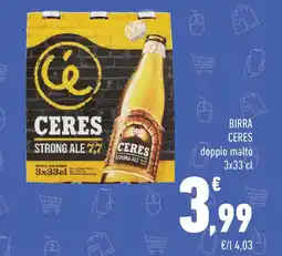 Conad Birra CERES doppio malto offerta